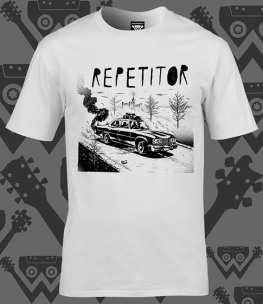 Repetitor - Car White - t-shirt